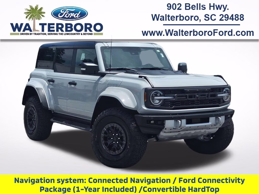 2026 Avalanche Gray Ford Bronco Raptor 4X4 SUV
