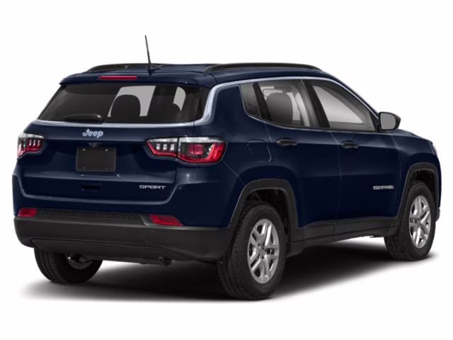 2021 Jazz Blue Pearlcoat Jeep Compass Sport FWD SUV