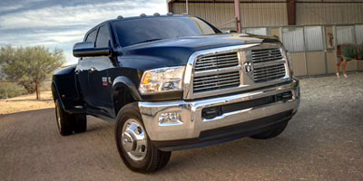 2012 Black Clearcoat Ram 3500 Laramie Longhorn 4X4 Truck