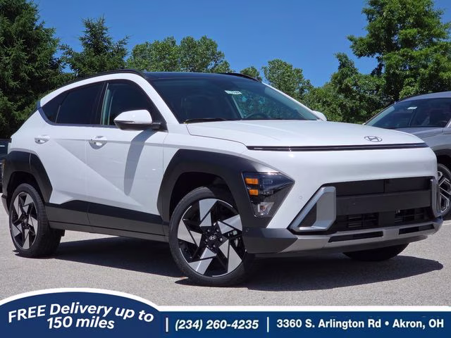 2026 Atlas White Hyundai Kona Limited AWD SUV