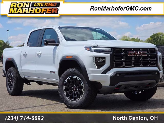 2026 Summit White GMC Canyon AT4 4X4 Truck