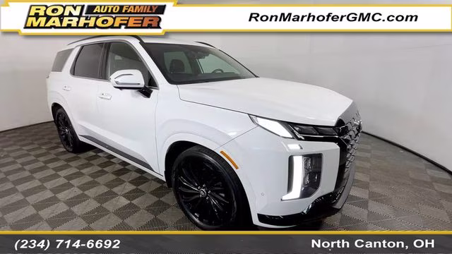 2024 Hyper White Hyundai Palisade Calligraphy Night Edition AWD SUV