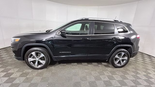 2020 Diamond Black Crystal Pearlcoat Jeep Cherokee Limited 4X4 SUV