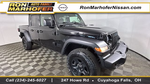 2022 Black Clearcoat Jeep Gladiator Sport 4X4 Truck