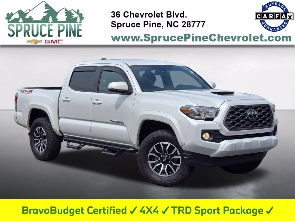 2021 Pearl Toyota Tacoma TRD Sport 4X4 Truck