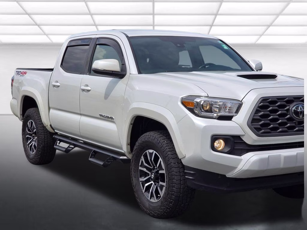 2021 Pearl Toyota Tacoma TRD Sport 4X4 Truck