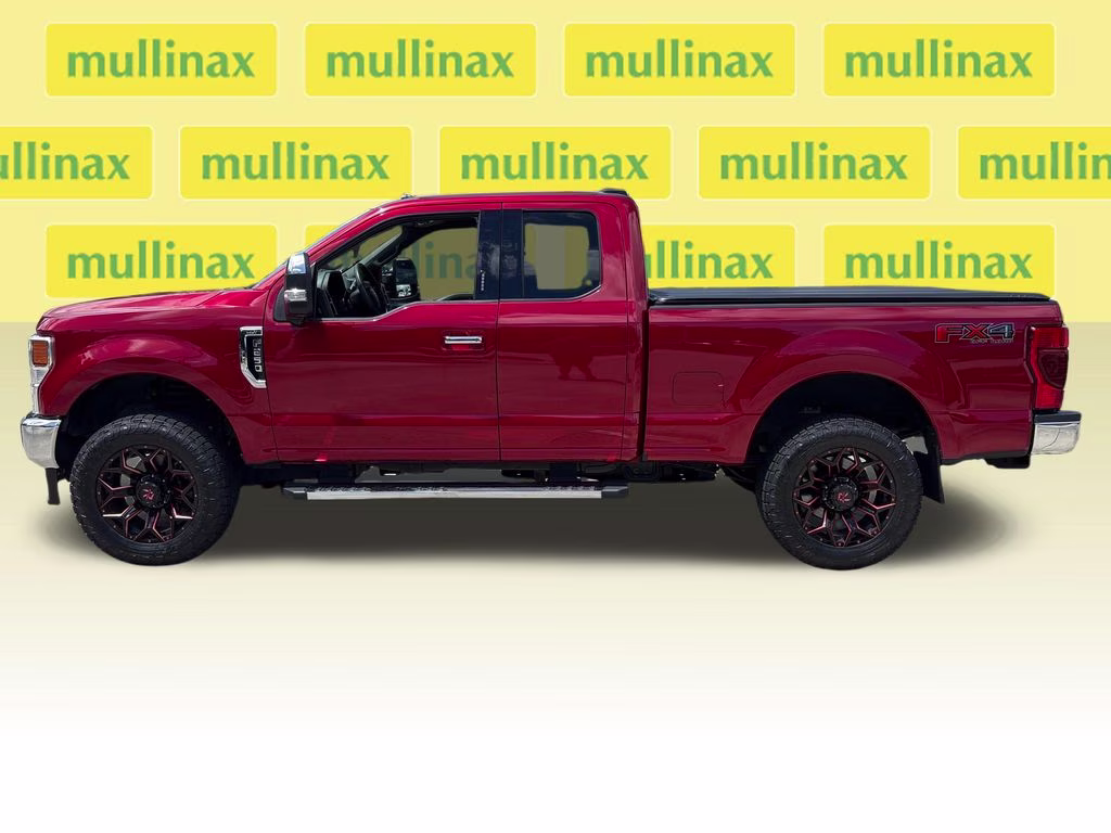 2021 Red Metallic Ford Super Duty F-250 SRW XLT 4X4 Truck