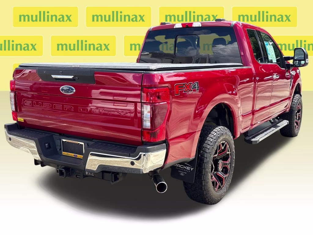 2021 Red Metallic Ford Super Duty F-250 SRW XLT 4X4 Truck