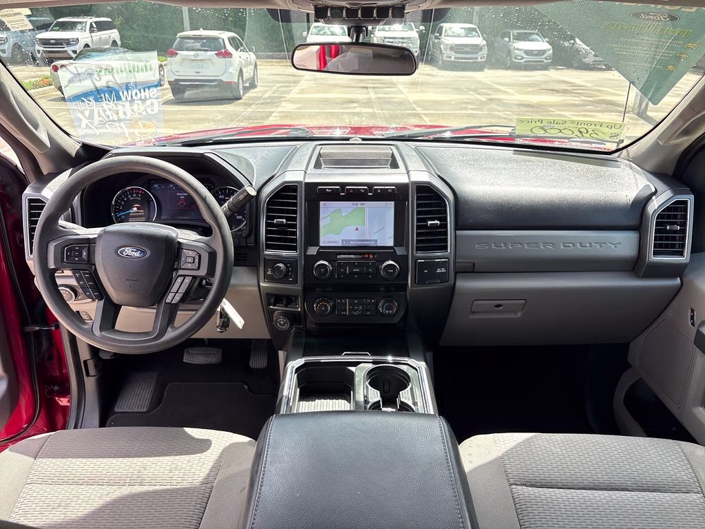 2021 Red Metallic Ford Super Duty F-250 SRW XLT 4X4 Truck