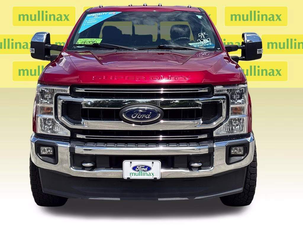 2021 Red Metallic Ford Super Duty F-250 SRW XLT 4X4 Truck