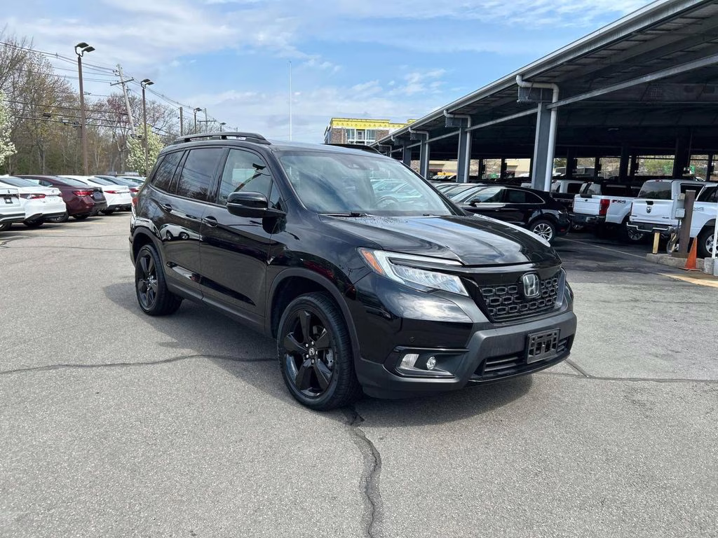 2020 Black Honda Passport Elite AWD SUV