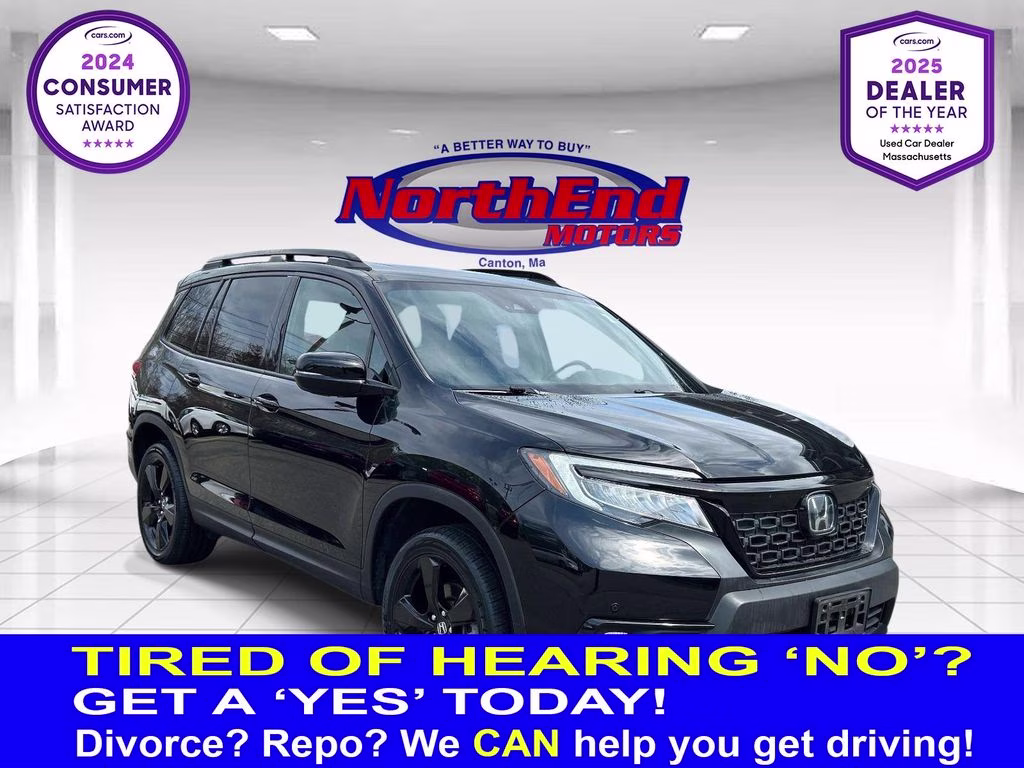 2020 Black Honda Passport Elite AWD SUV
