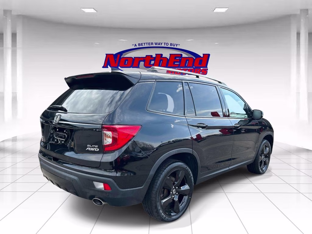 2020 Black Honda Passport Elite AWD SUV