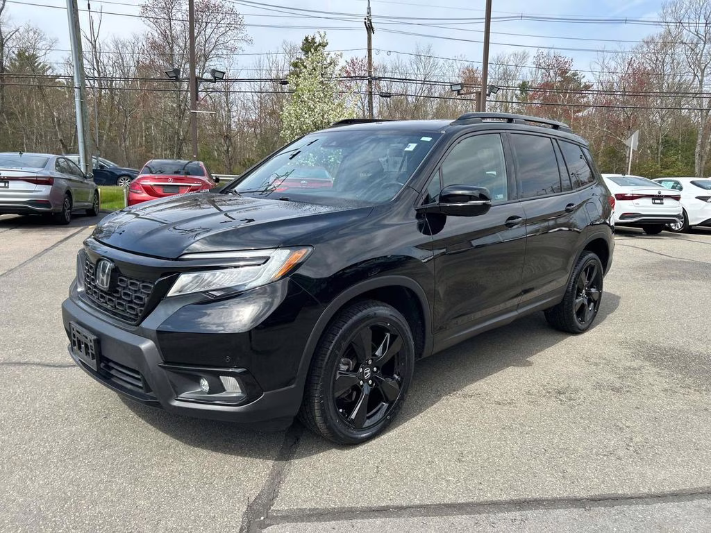 2020 Black Honda Passport Elite AWD SUV