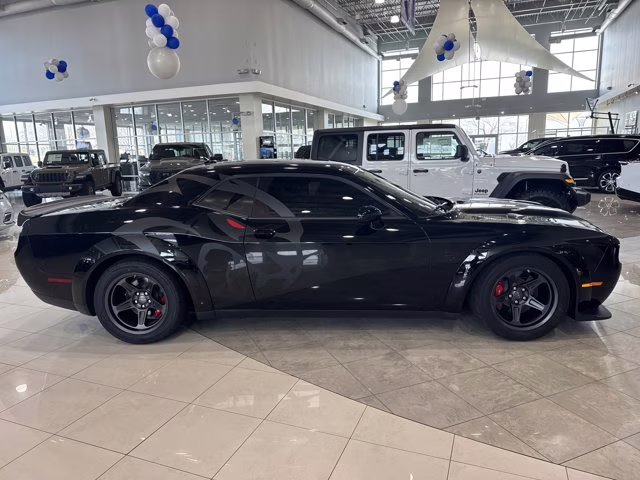 2020 Pitch Black Clearcoat Dodge Challenger SRT Super Stock RWD Coupe