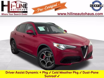 2018 Alfa Rosso Alfa Romeo Stelvio Base AWD SUV