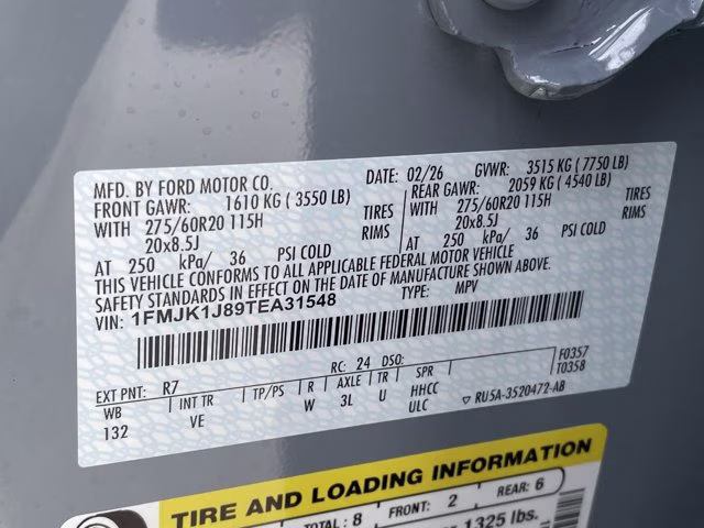 2026 Glacier Gray Metallic Tri-Coat Ford Expedition Max Active 4X4 SUV