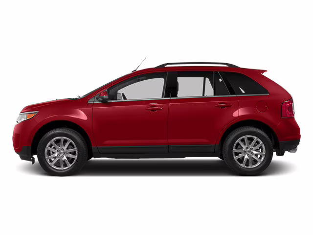 2014 White Platinum Clearcoat Metallic Ford Edge SEL FWD SUV