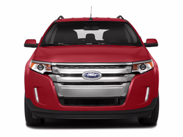 2014 White Platinum Clearcoat Metallic Ford Edge SEL FWD SUV