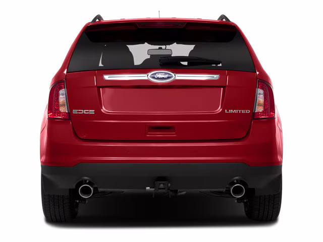 2014 White Platinum Clearcoat Metallic Ford Edge SEL FWD SUV