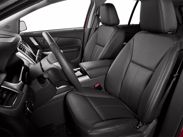 2014 White Platinum Clearcoat Metallic Ford Edge SEL FWD SUV