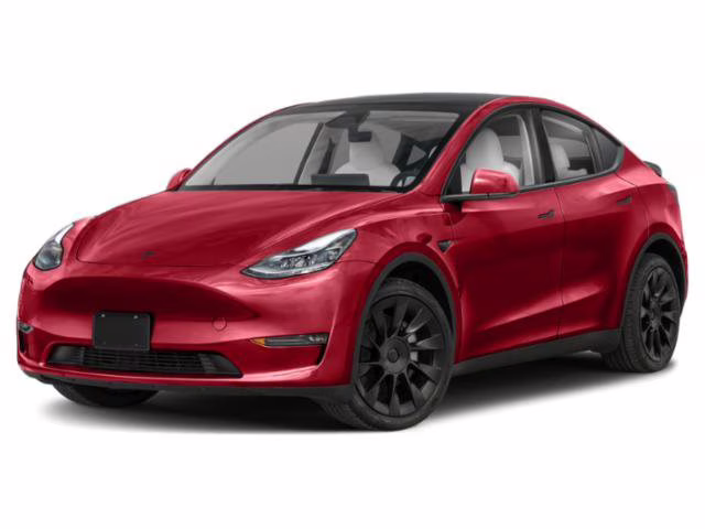 2024 White Tesla Model Y RWD SUV