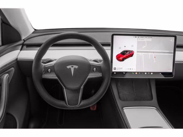 2024 White Tesla Model Y RWD SUV