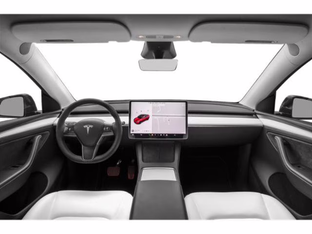 2024 White Tesla Model Y RWD SUV