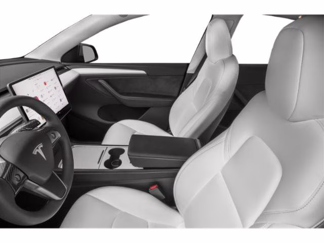 2024 White Tesla Model Y RWD SUV