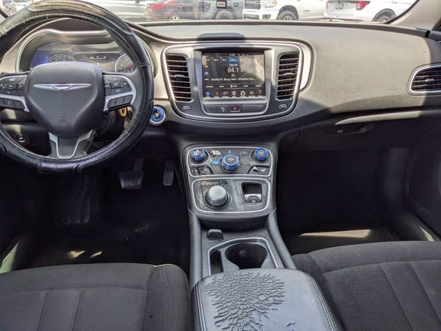 2015 Black Clearcoat Chrysler 200 Limited FWD Sedan