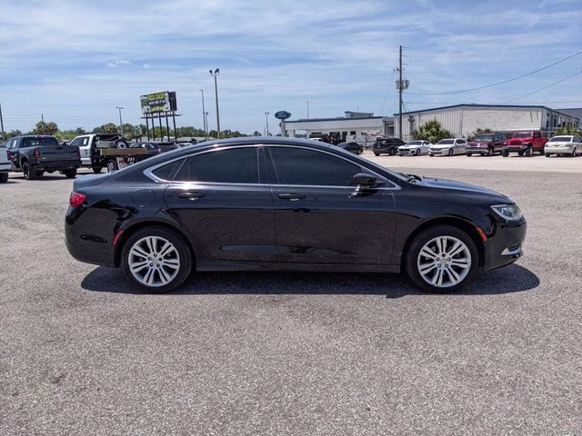 2015 Black Clearcoat Chrysler 200 Limited FWD Sedan