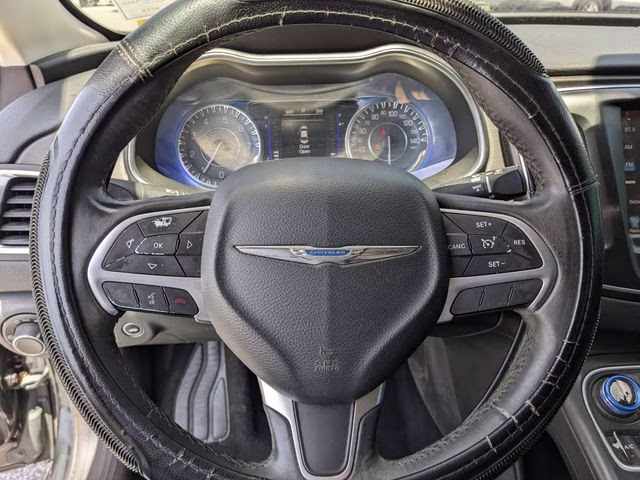 2015 Black Clearcoat Chrysler 200 Limited FWD Sedan