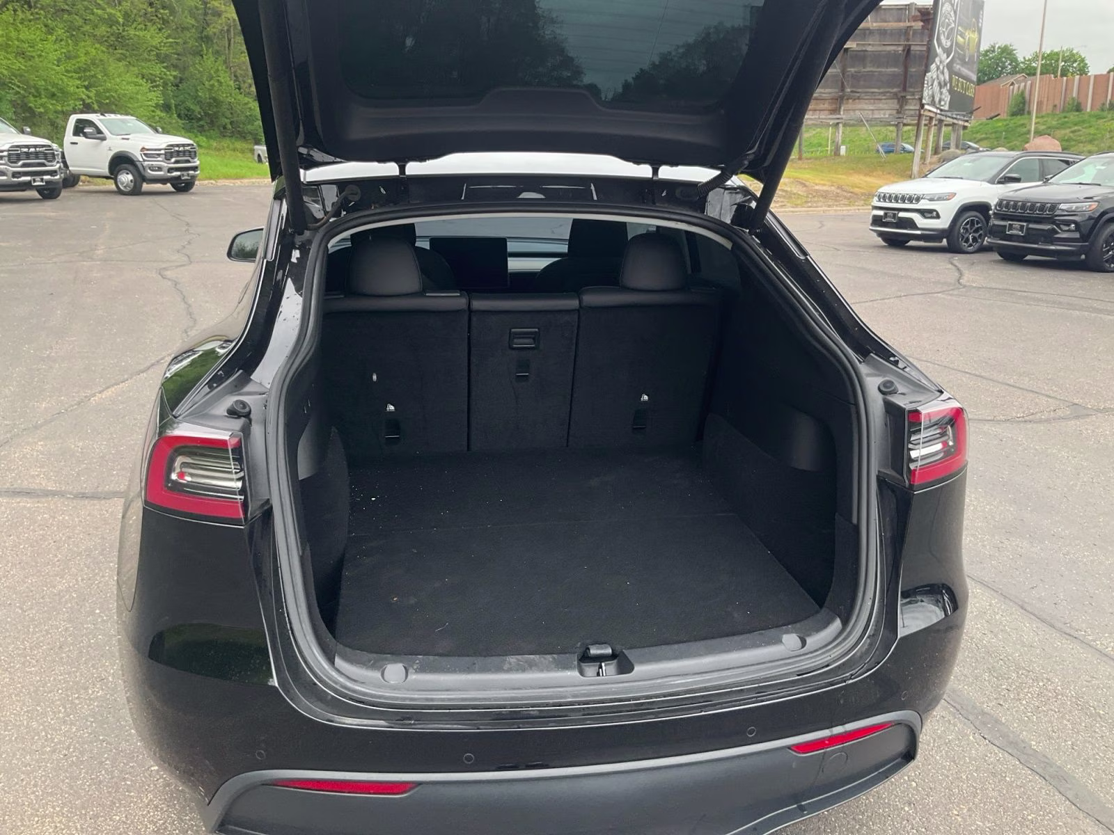 2022 Black Tesla Model Y Performance AWD SUV