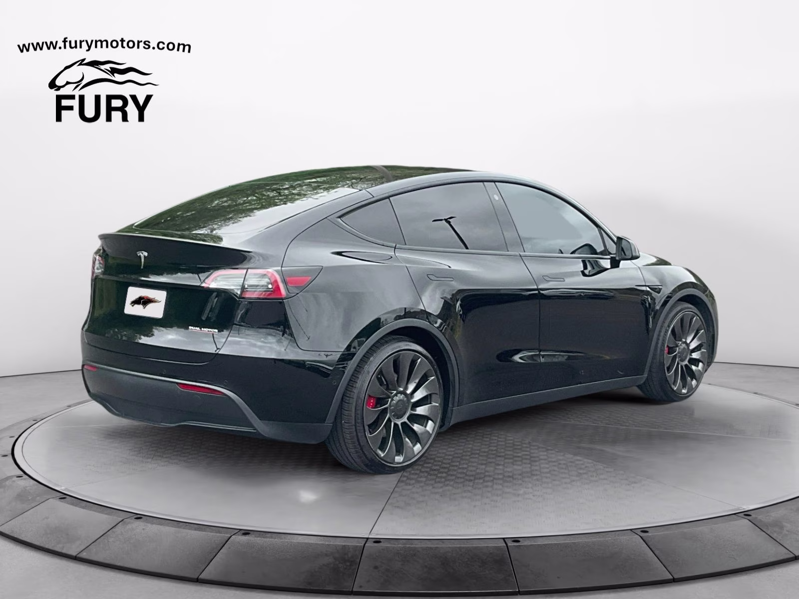 2022 Black Tesla Model Y Performance AWD SUV