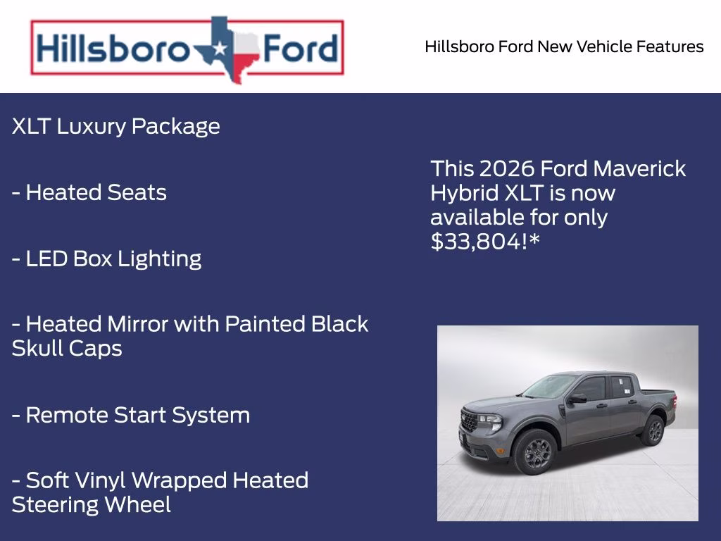 2026 Carbonized Gray Metallic Ford Maverick XLT FWD Truck
