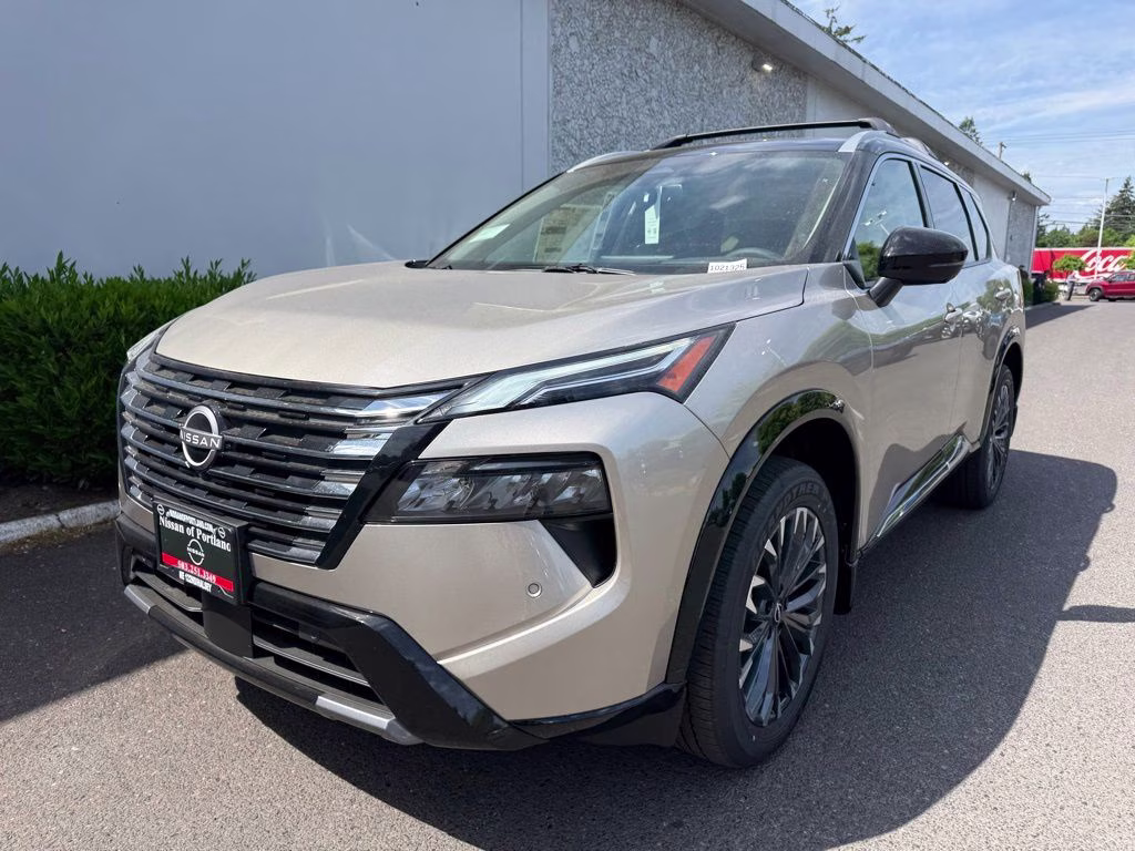 2026 Champagne Silver Metallic Nissan Rogue Platinum AWD SUV