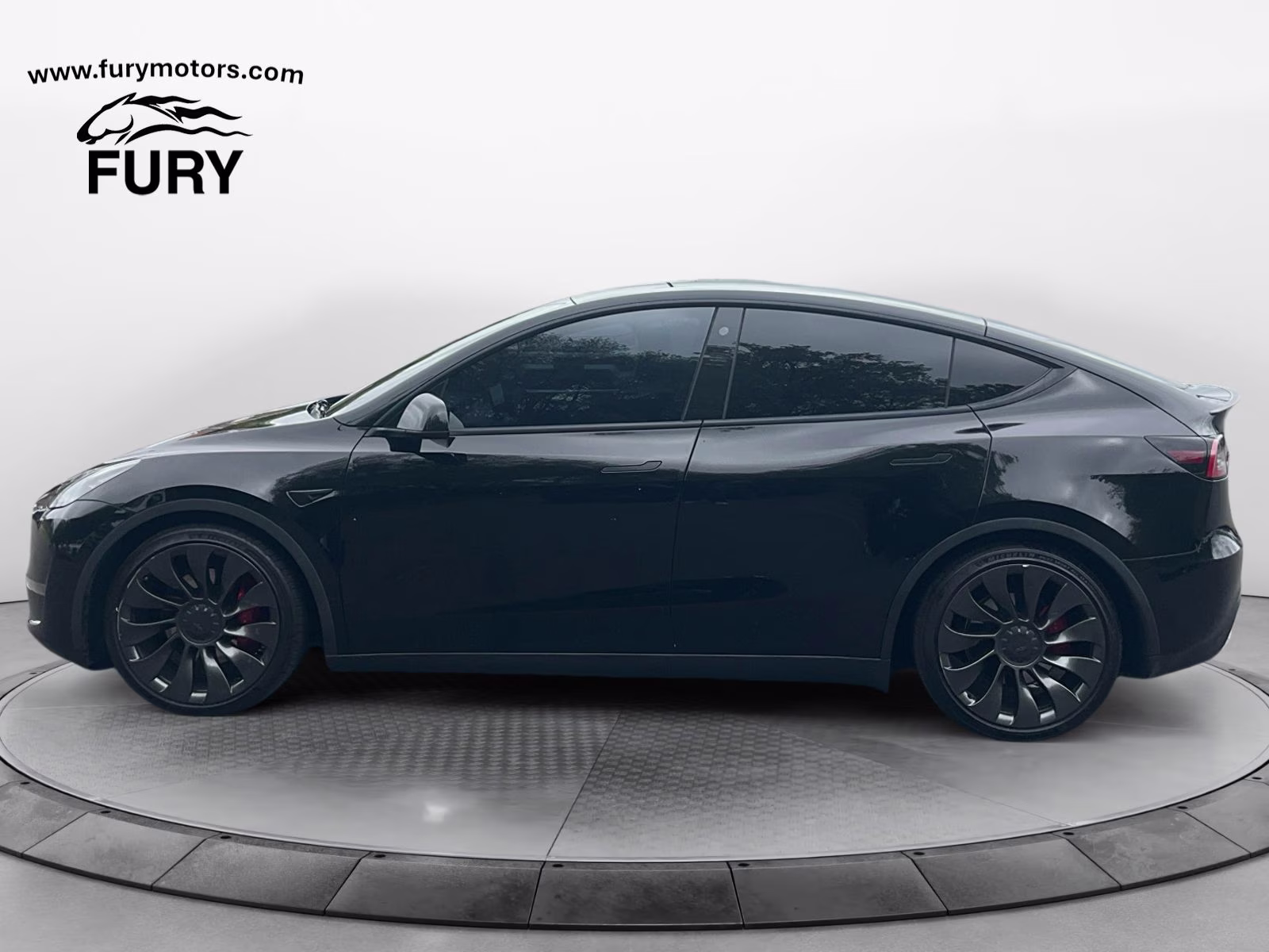 2022 Black Tesla Model Y Performance AWD SUV