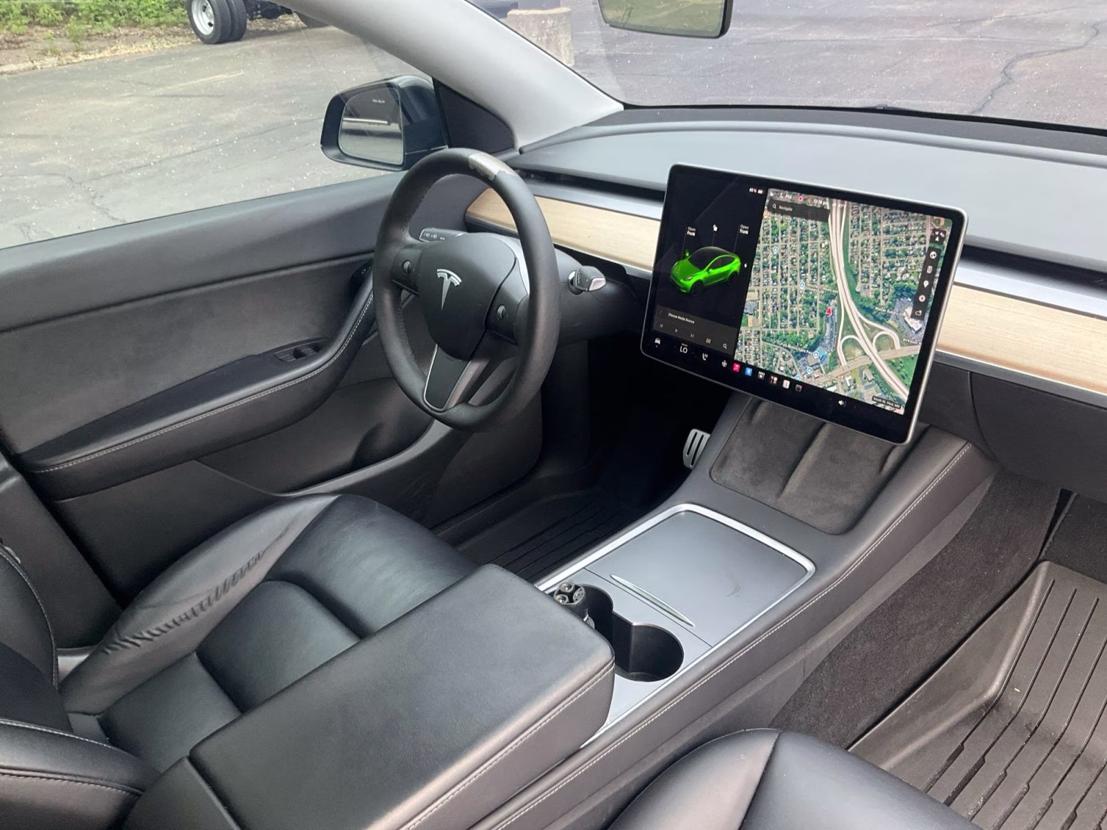 2022 Black Tesla Model Y Performance AWD SUV