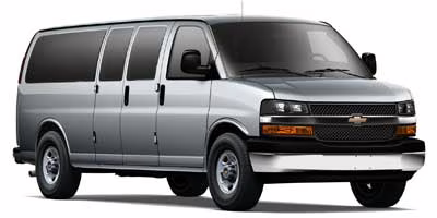 2011 Summit White Chevrolet Express Passenger 1LT RWD 3500 135" WB
