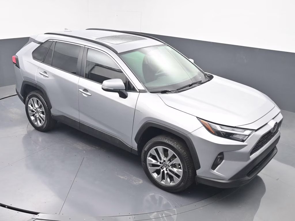 2022 Silver Sky Metallic Toyota RAV4 XLE Premium AWD SUV