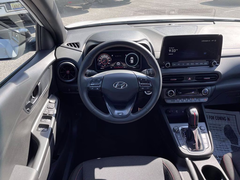 2023 Lunar White Hyundai Kona N Line AWD SUV