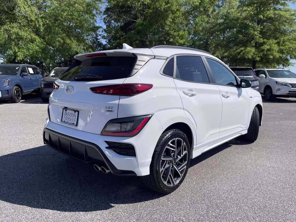 2023 Lunar White Hyundai Kona N Line AWD SUV