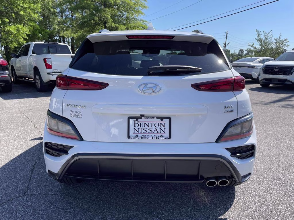 2023 Lunar White Hyundai Kona N Line AWD SUV