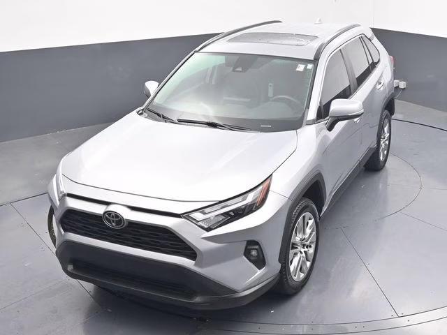 2022 Silver Sky Metallic Toyota RAV4 XLE Premium AWD SUV