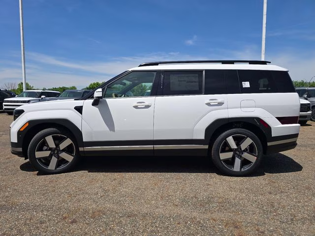 2026 Serenity White Hyundai Santa Fe Limited AWD SUV