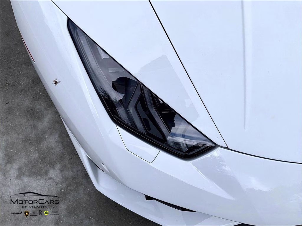 2017 White Lamborghini Huracan Spyder Supercharged AWD Convertible