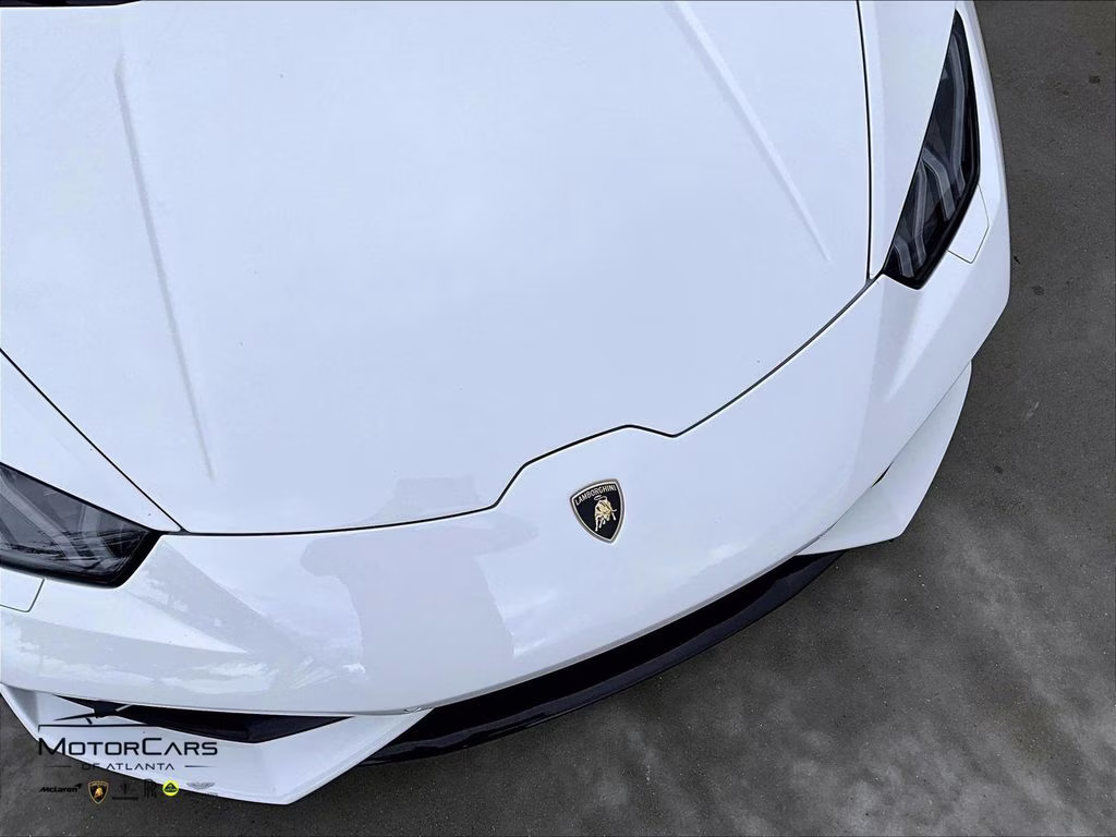2017 White Lamborghini Huracan Spyder Supercharged AWD Convertible