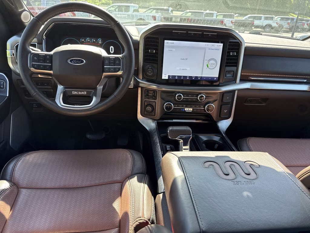 2023 Azure Gray Metallic Tri-Coat Ford F-150 King Ranch 4X4 Truck