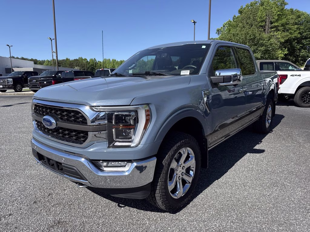 2023 Azure Gray Metallic Tri-Coat Ford F-150 King Ranch 4X4 Truck