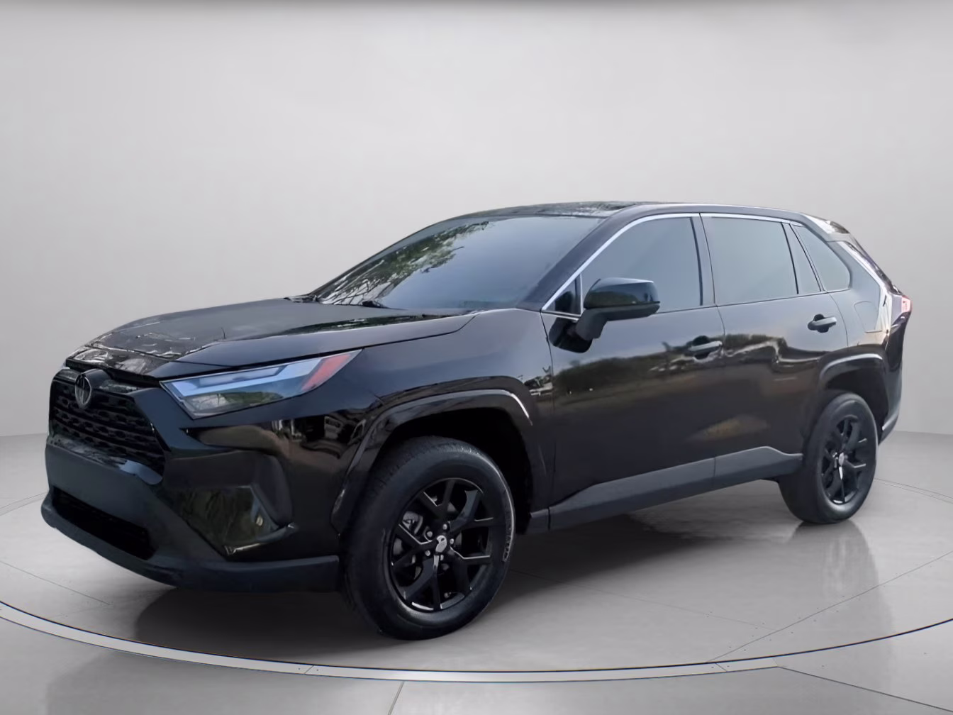 2024 Midnight Black Metallic Toyota RAV4 LE FWD SUV